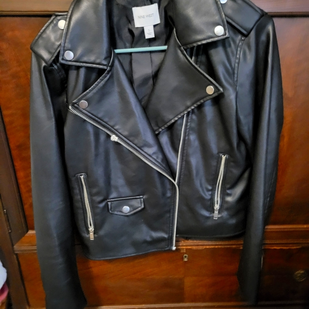 Nine West imitation leather jacket